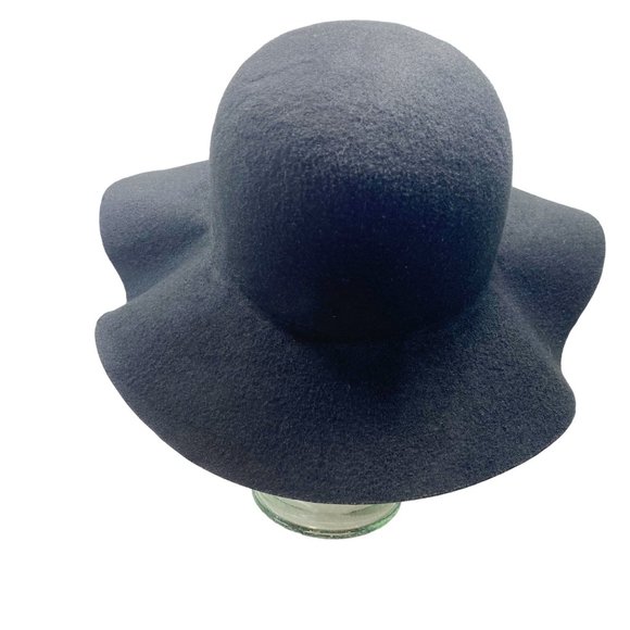 Phases of the Moon Black Felt Hat OS - Picture 4 of 11